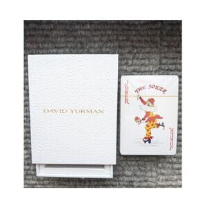 Limited Edition David Yurman Playing Cards Deck Set